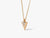 Flight 18k Yellow Gold Arrow Necklace