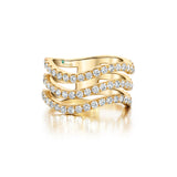 Rio Diamond Triple Band Ring