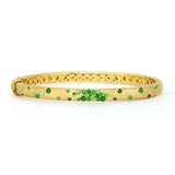 Provence Green Tsavorite Confetti Bangle