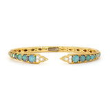 Moroccan Open Opal Bangle