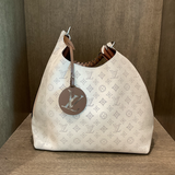 Louis Vuitton Large Mahina Carmel Cream Bag