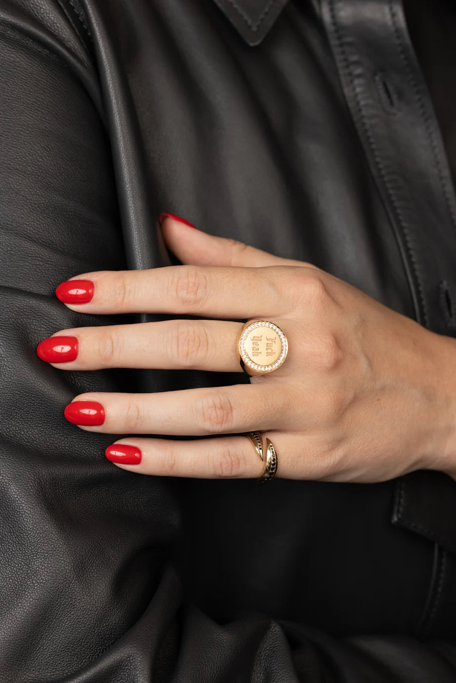 DRU Jewelry Black Diamond Claw Ring