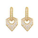 Moroccan Diamond Shield Mini Earring Charms