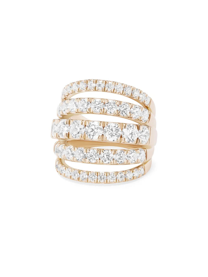 Melissa Kaye CLARA FIVE ROW RING