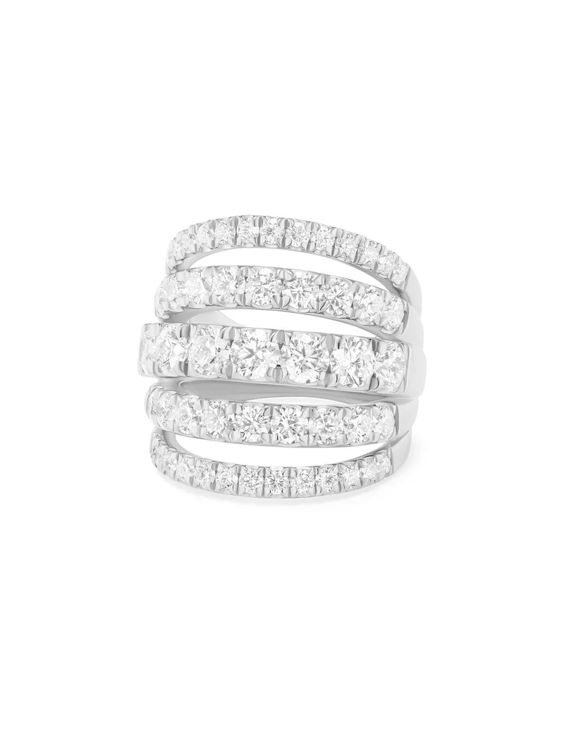 Melissa Kaye CLARA FIVE ROW RING