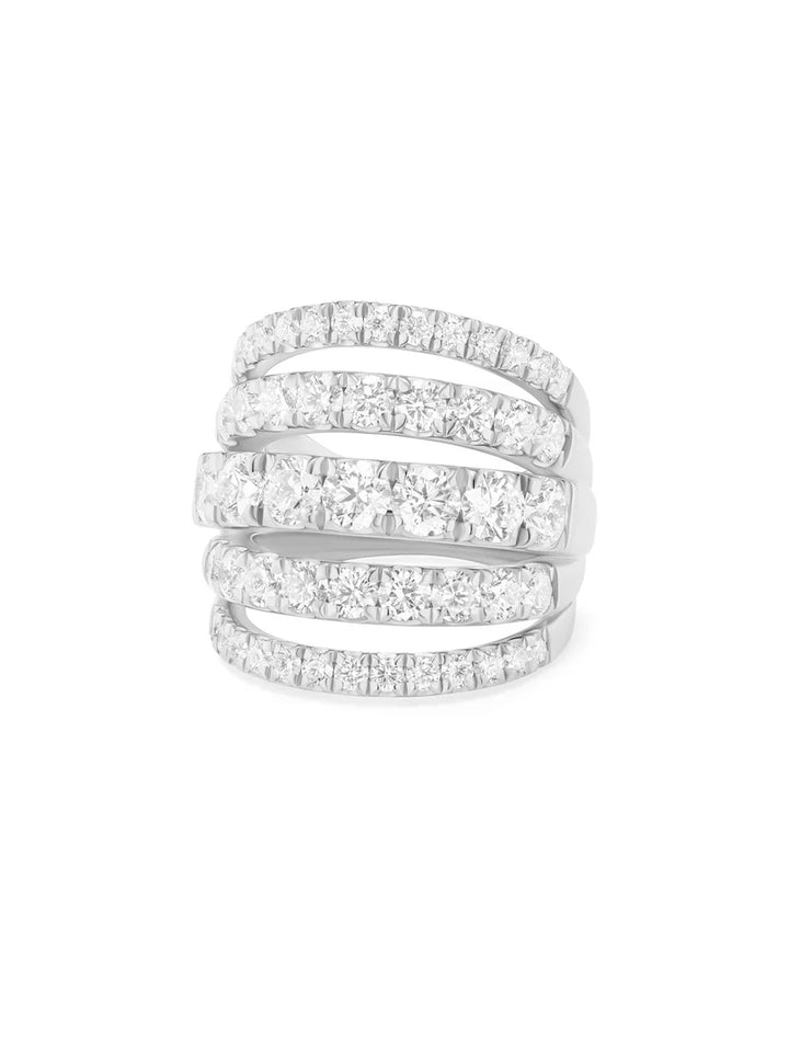 Melissa Kaye CLARA FIVE ROW RING