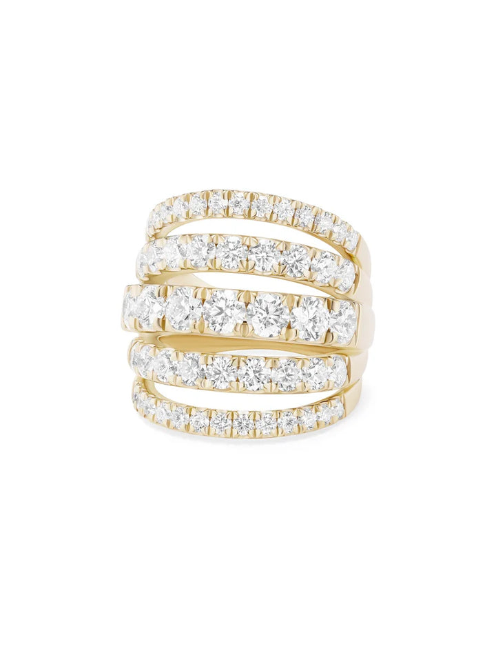 Melissa Kaye CLARA FIVE ROW RING