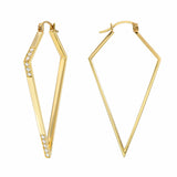 Diamond Amulet Hoops