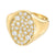 DRU Jewelry 14K Galaxy Signet Ring with Diamonds