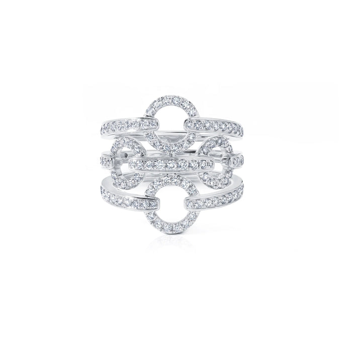 Graziela Gems Diamond Halter Statement Ring