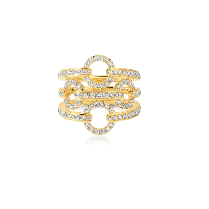 Graziela Gems Diamond Halter Statement Ring