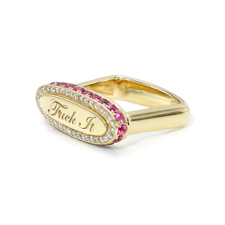 DRU Jewelry Fuck It Signet
