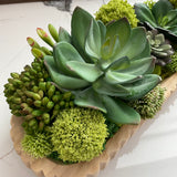 Medium Oval Wood Arrangement