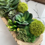 Medium Oval Wood Arrangement