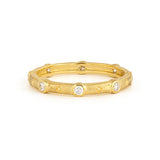 Provence Stacker Band with White Diamonds