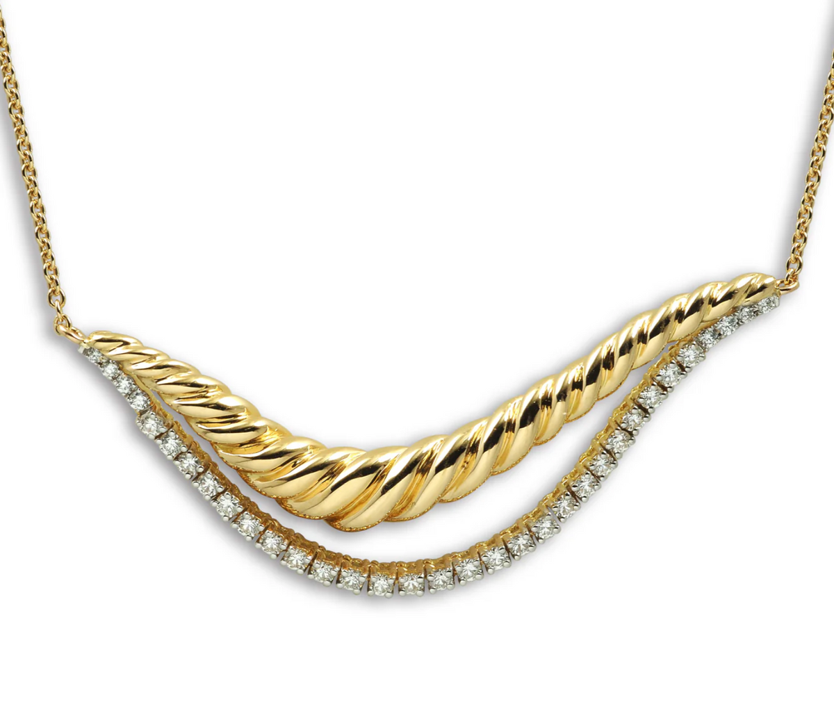 Kavant &amp; Sharart Talay Ripples Diamond Necklace