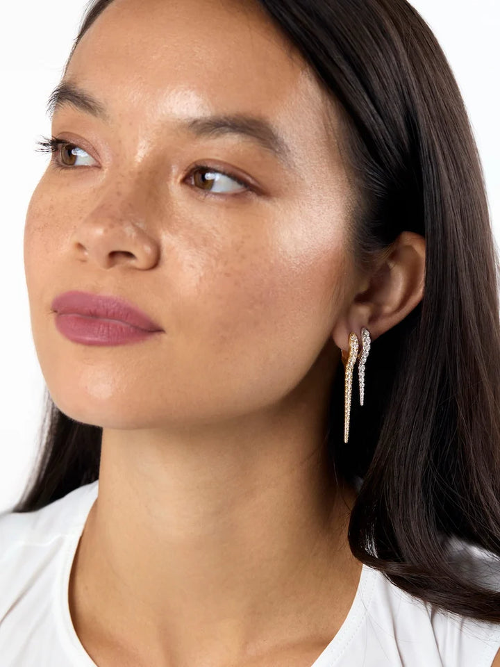 Melissa Kaye LOLA NEEDLE EARRING Medium