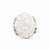 Stephen Dweck Carventurous Hand Carved Mother of Pearl in Sculpted Sterling Silver Double Shank Ring