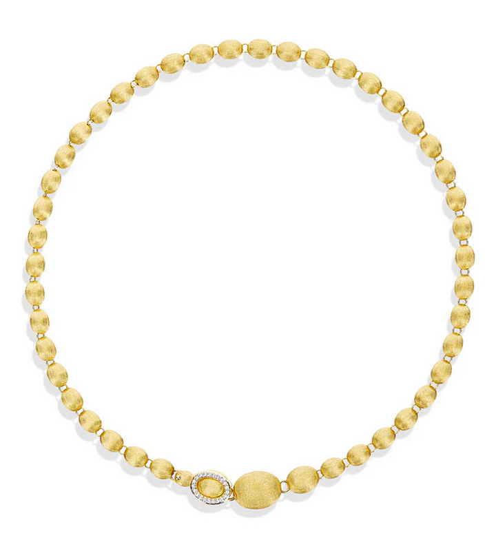 "Ivy" Gold and diamonds collar necklace