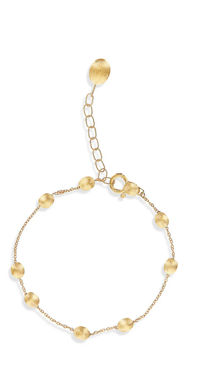 "soffio" Gold boules bracelet