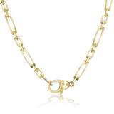 DRU Jewelry Godfather Necklace with Diamond Clasp