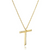 DRU Jewelry Diamond T Charm Necklace