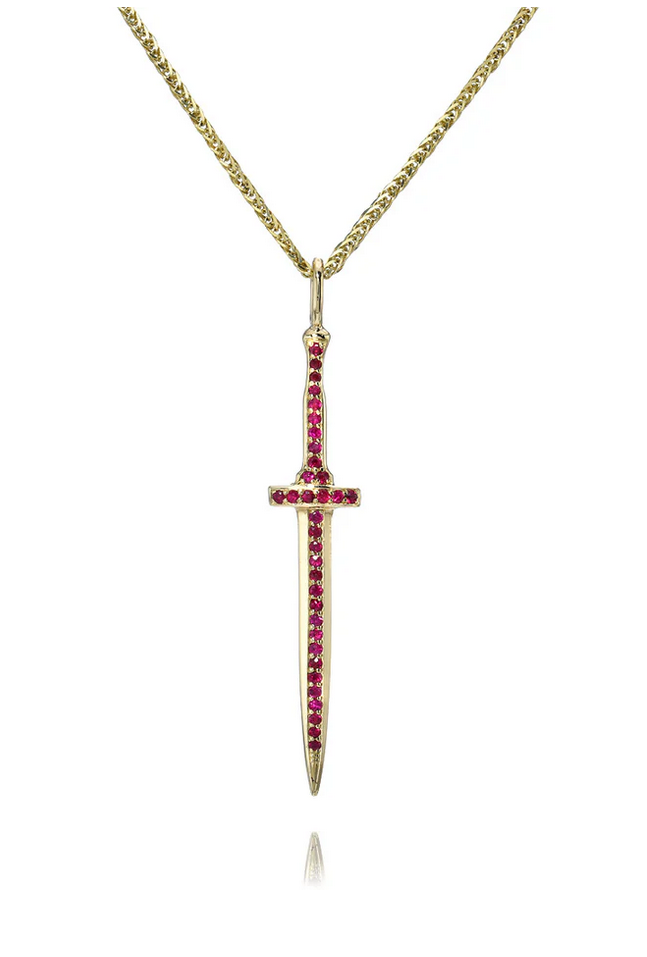 DRU Jewelry Ruby Drippin' Dagger