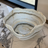 Mexican White Onyx Crystal Bowl