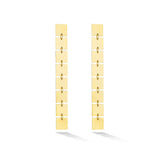 Yellow Gold Foundation Drop Earrings