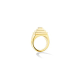 Yellow Gold Foundation Signet Pinky Ring