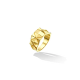 Yellow Gold Python Skinny Ring