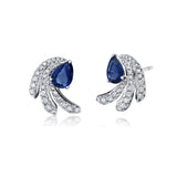 Rio Diamond & Blue Sapphire Earrings
