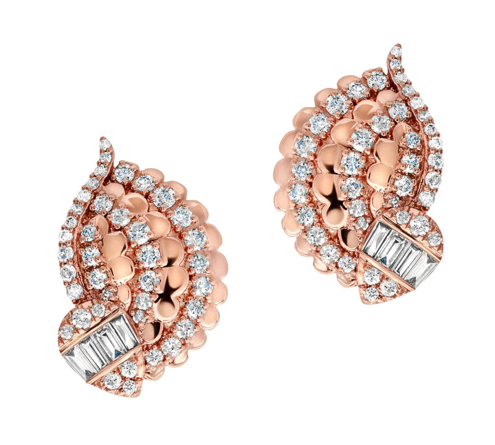Large Asa Diamond Pera Earrings