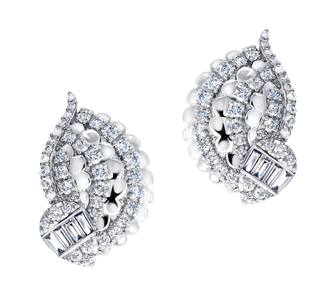 Large Asa Diamond Pera Earrings