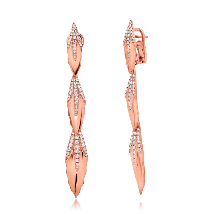 Arvore Detachable Diamond Drop Earrings