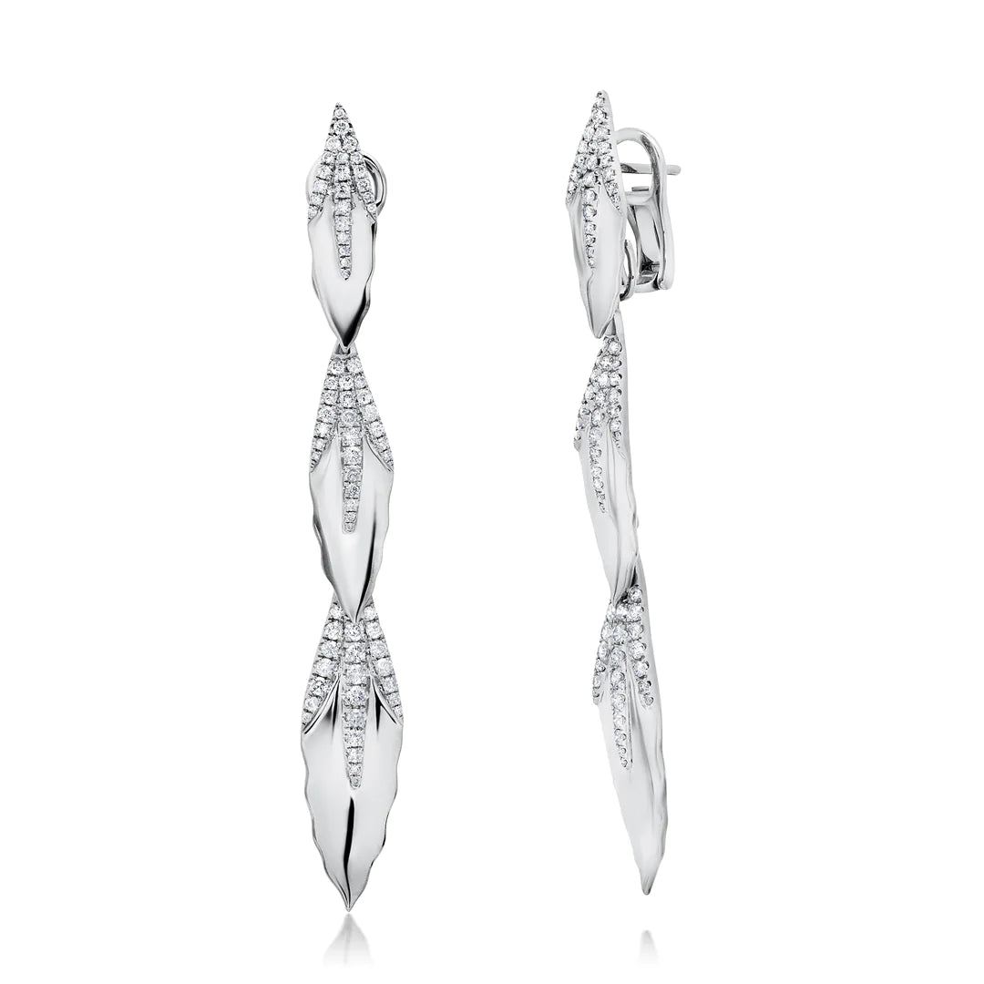 Arvore Detachable Diamond Drop Earrings