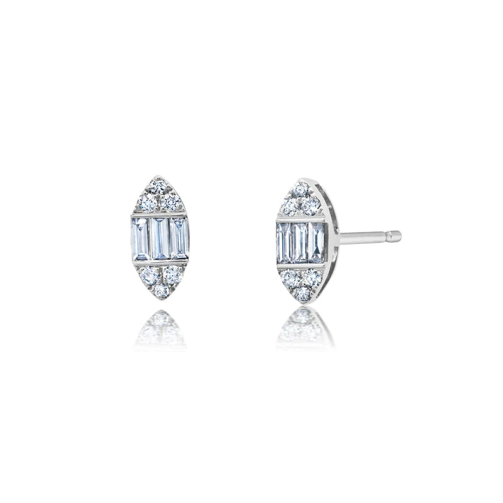 Asa Diamond Marquise Stud Earrings