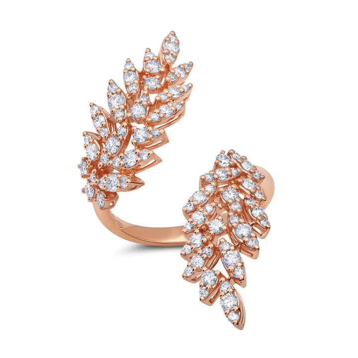 Asa Diamond Bypass Ring