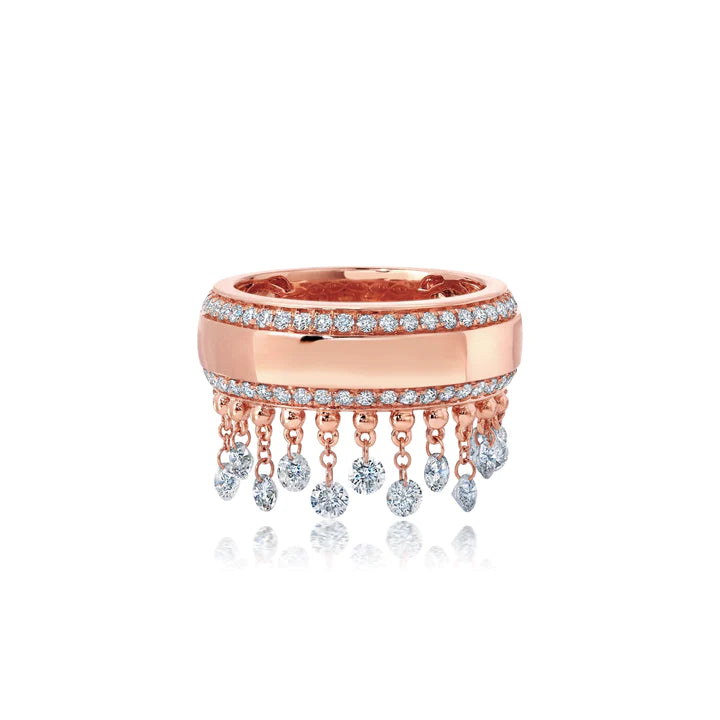 Floating Diamond Cigar Band