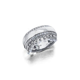 Floating Diamond Cigar Band