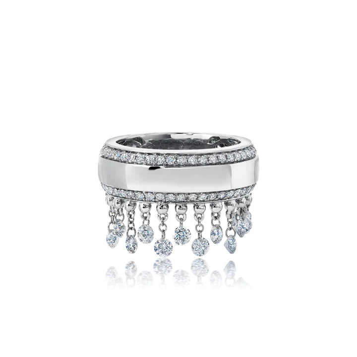 Floating Diamond Cigar Band