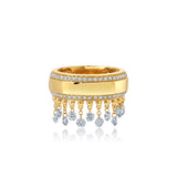 Floating Diamond Cigar Band