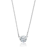 1/2ct Single Floating Diamond Necklace