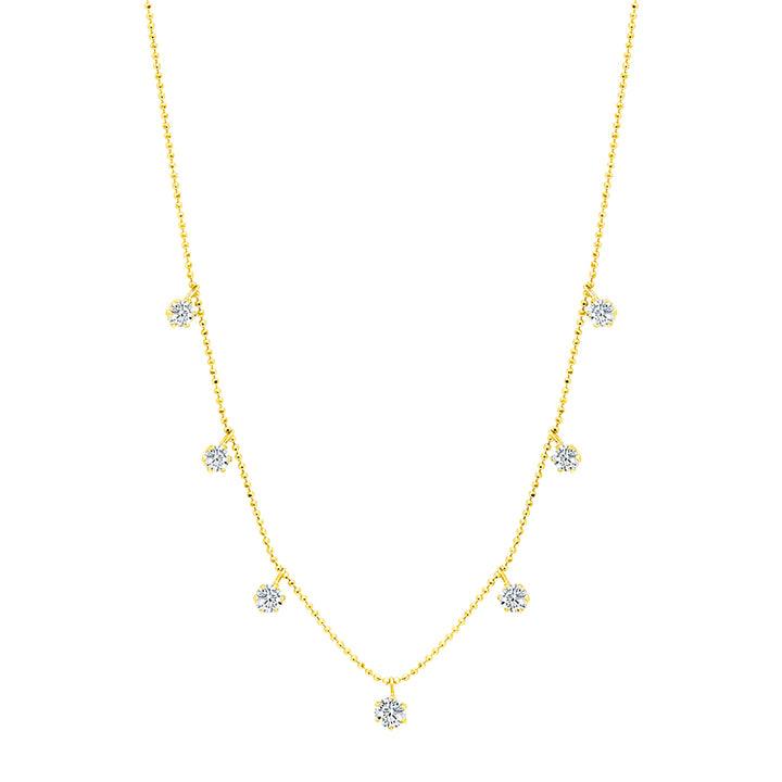 Graziela Medium Floating Diamond Necklace