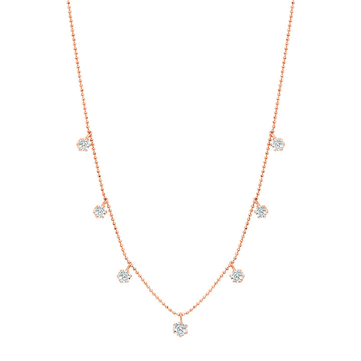 Graziela Medium Floating Diamond Necklace