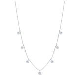Medium Floating Diamond Necklace