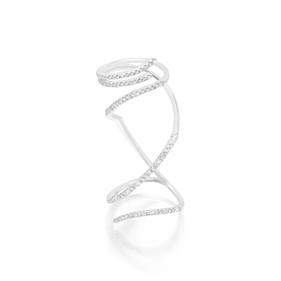 Gold & Diamond Mega Swirl Ring