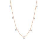 Small Floating Diamond Necklace