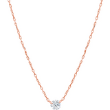 Single Floating Diamond Necklace