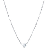 Single Floating Diamond Necklace